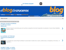 Tablet Screenshot of blogdecruceros.blogspot.com