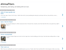 Tablet Screenshot of ahimsafibers.blogspot.com