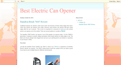 Desktop Screenshot of electriccanopeners.blogspot.com