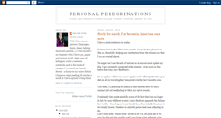 Desktop Screenshot of personalperegrinations.blogspot.com