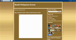 Desktop Screenshot of nestlephilsevents.blogspot.com