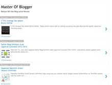 Tablet Screenshot of master-of-blogger.blogspot.com