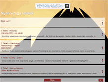 Tablet Screenshot of nyelvvizsgatetelek.blogspot.com