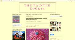 Desktop Screenshot of paintedcookie.blogspot.com