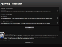 Tablet Screenshot of hollisterjobprocess.blogspot.com