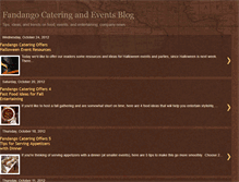Tablet Screenshot of fandangocateringblog.blogspot.com