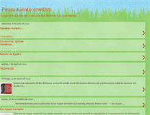 Tablet Screenshot of pensamoscreativamente.blogspot.com