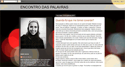 Desktop Screenshot of encontrodaspalavras.blogspot.com