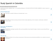 Tablet Screenshot of learnspanishincolombia.blogspot.com