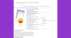 Desktop Screenshot of download-yahoomessenger.blogspot.com