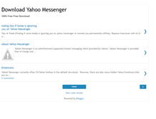 Tablet Screenshot of download-yahoomessenger.blogspot.com