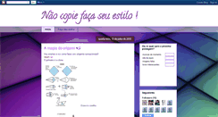 Desktop Screenshot of naocopiefacaseuestilo.blogspot.com