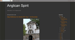 Desktop Screenshot of anglicanspirit.blogspot.com