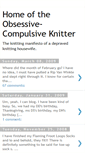 Mobile Screenshot of obsessive-compulsiveknitter.blogspot.com