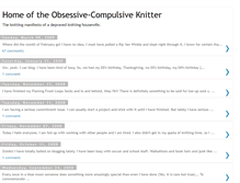 Tablet Screenshot of obsessive-compulsiveknitter.blogspot.com