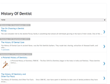 Tablet Screenshot of historyofdentist.blogspot.com