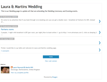 Tablet Screenshot of lauraandmartinswedding.blogspot.com