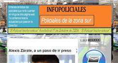 Desktop Screenshot of infopoliciales.blogspot.com