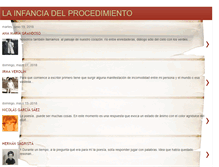 Tablet Screenshot of lainfanciadelprocedimiento.blogspot.com