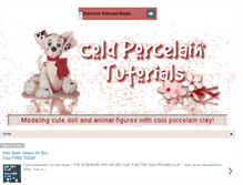 Tablet Screenshot of coldporcelaintutorials.blogspot.com