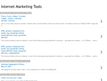 Tablet Screenshot of internetmarketingtoolsite.blogspot.com