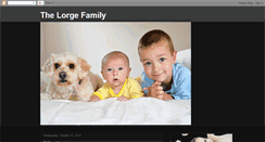 Desktop Screenshot of lorgefamily.blogspot.com
