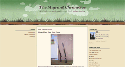 Desktop Screenshot of migrantchronicles.blogspot.com