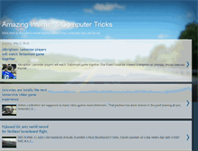 Tablet Screenshot of amazingpctricks.blogspot.com
