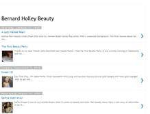 Tablet Screenshot of bernardholleybeauty.blogspot.com