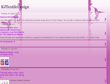 Tablet Screenshot of kjtextiledesign.blogspot.com