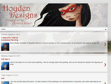 Tablet Screenshot of hoydendesigns.blogspot.com