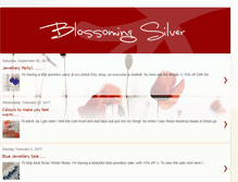 Tablet Screenshot of blossomingsilver.blogspot.com