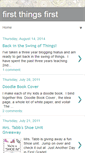 Mobile Screenshot of firstthingsfirst-smay.blogspot.com