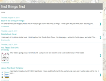 Tablet Screenshot of firstthingsfirst-smay.blogspot.com