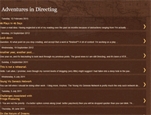 Tablet Screenshot of adventures-in-directing.blogspot.com