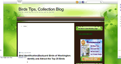 Desktop Screenshot of birdstipscollectionblog.blogspot.com