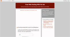 Desktop Screenshot of free-web-hosting-no-ads.blogspot.com