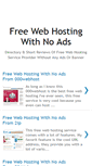Mobile Screenshot of free-web-hosting-no-ads.blogspot.com