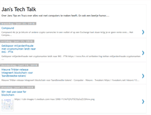 Tablet Screenshot of janstechtalk.blogspot.com