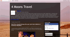 Desktop Screenshot of 4moonstravel2.blogspot.com
