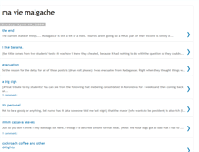 Tablet Screenshot of maviemalagache.blogspot.com