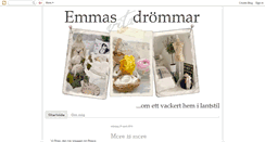 Desktop Screenshot of emmasvitadrommar.blogspot.com