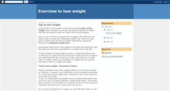 Desktop Screenshot of exercisestoloseweight-1.blogspot.com