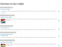 Tablet Screenshot of exercisestoloseweight-1.blogspot.com