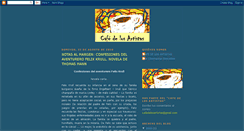 Desktop Screenshot of cafedelosartistas.blogspot.com