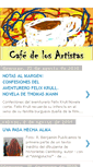 Mobile Screenshot of cafedelosartistas.blogspot.com