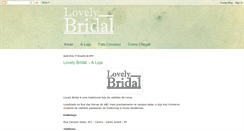 Desktop Screenshot of lovelybridal.blogspot.com