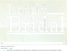 Tablet Screenshot of lovelybridal.blogspot.com