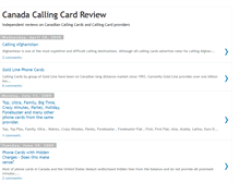 Tablet Screenshot of canada-calling-card-review.blogspot.com
