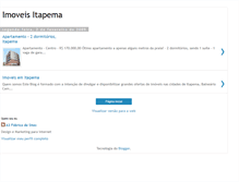 Tablet Screenshot of imovelitapema.blogspot.com